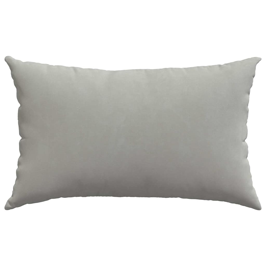 vidaXL Poduszki na sofę 2 pcs Jasnoszary 50 x 30 cm tkanina