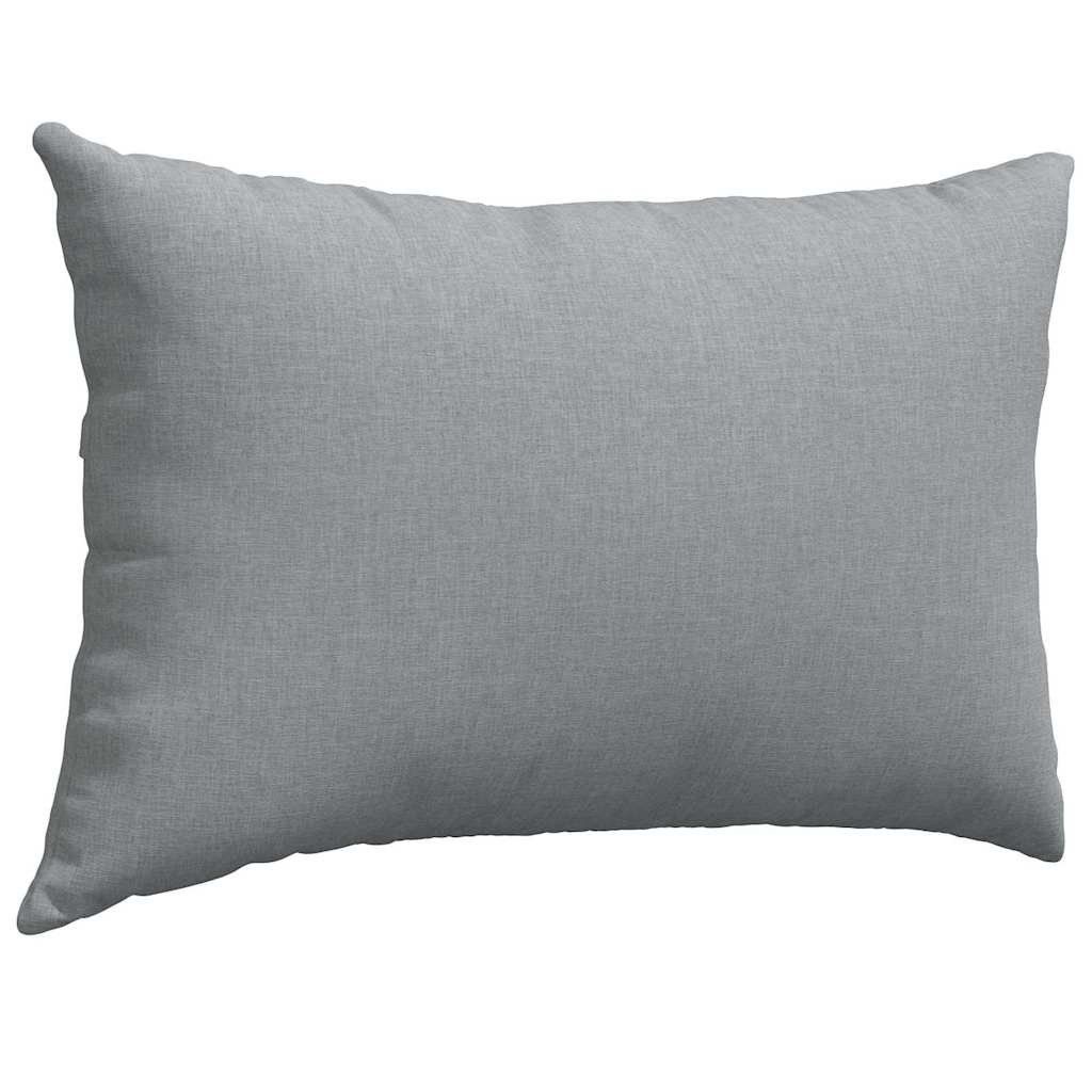 vidaXL Poduszki na sofę 2 pcs Jasnoszary 60 x 40 cm tkanina