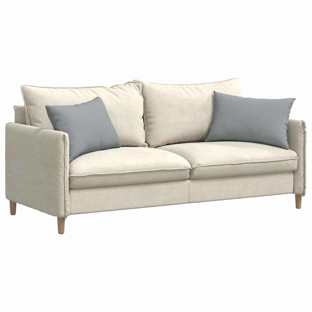vidaXL Poduszki na sofę 2 pcs Jasnoszary 60 x 40 cm tkanina