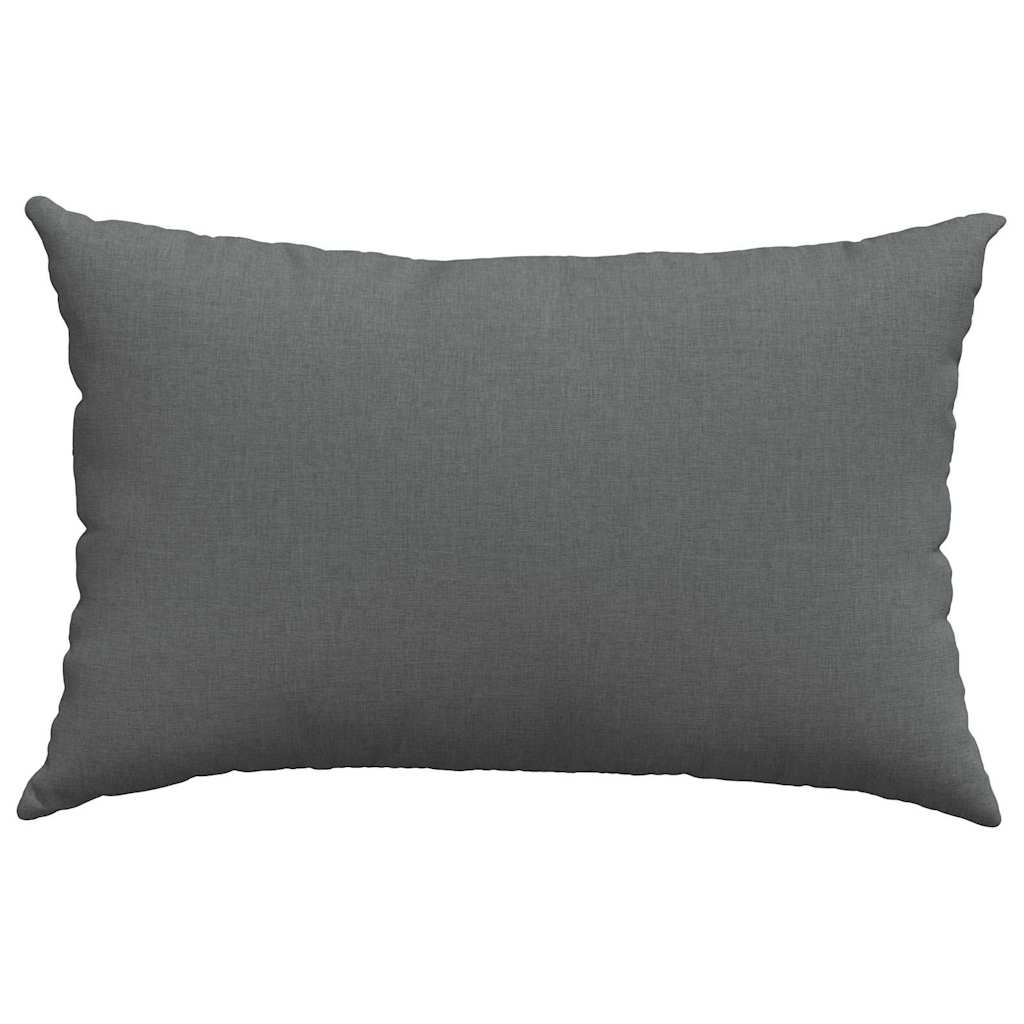vidaXL Poduszki na sofę 2 pcs Ciemnoszary 60 x 40 cm tkanina