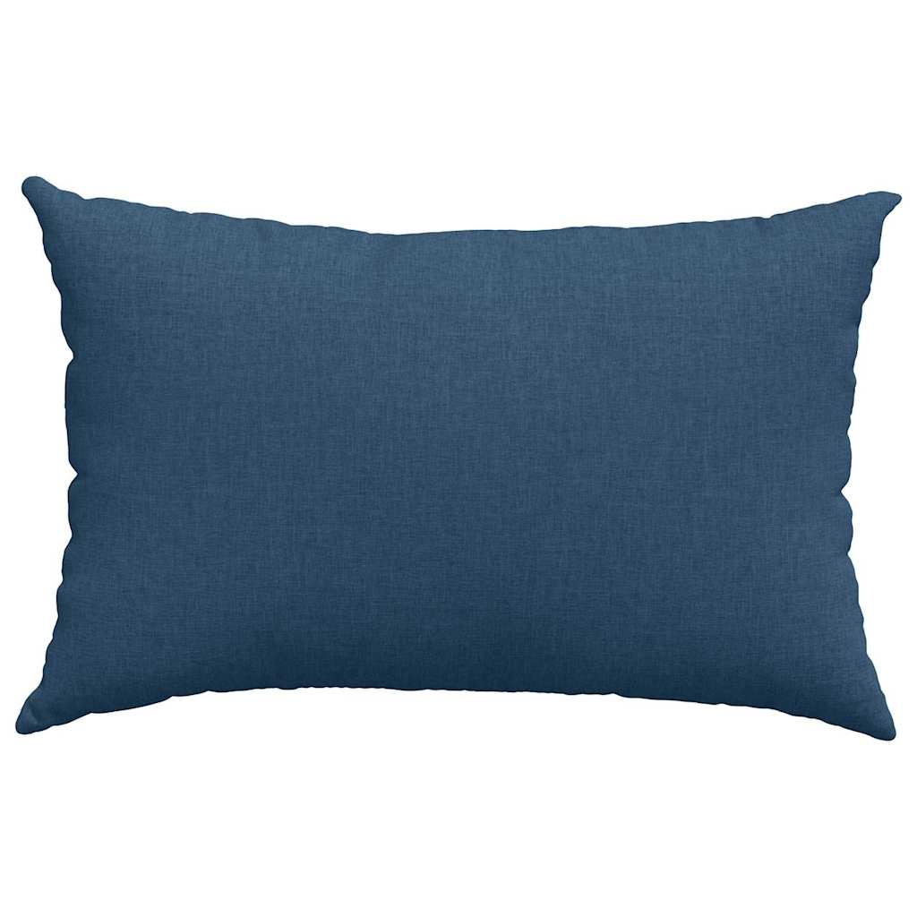 vidaXL Poduszki na sofę 2 pcs Niebieski 60 x 40 cm tkanina