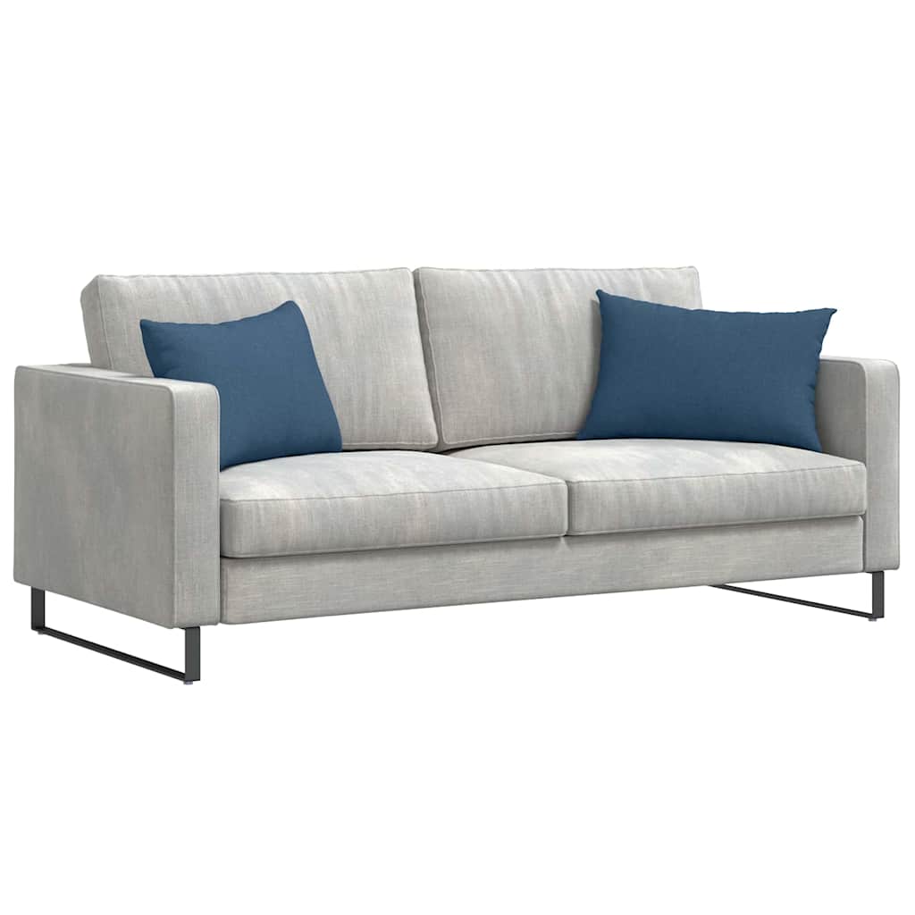 vidaXL Poduszki na sofę 2 pcs Niebieski 60 x 40 cm tkanina