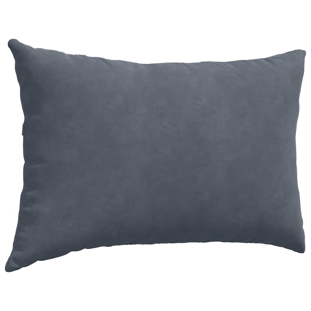 vidaXL Poduszki na sofę 2 pcs ciemno szary 60 x 40 cm