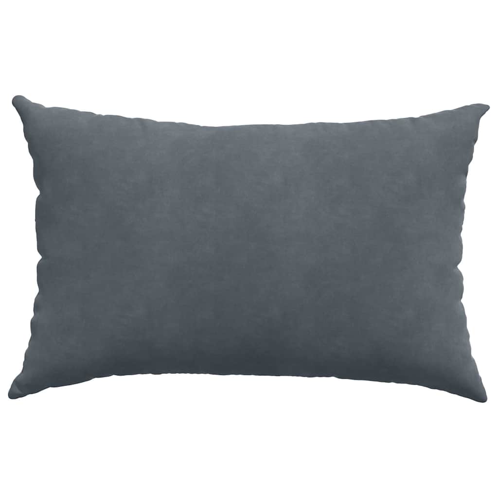 vidaXL Poduszki na sofę 2 pcs ciemno szary 60 x 40 cm