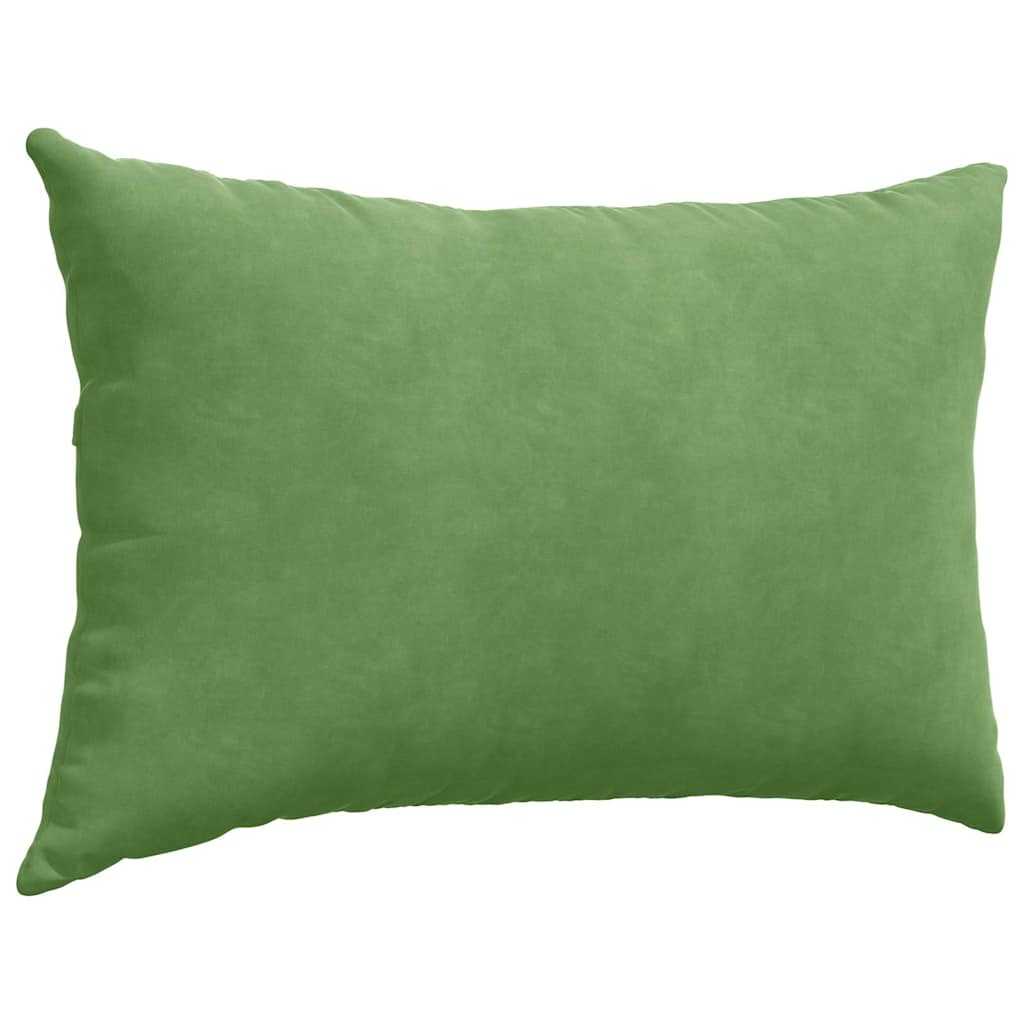 vidaXL Poduszki na sofę 2 pcs jasnozielony 60 x 40 cm