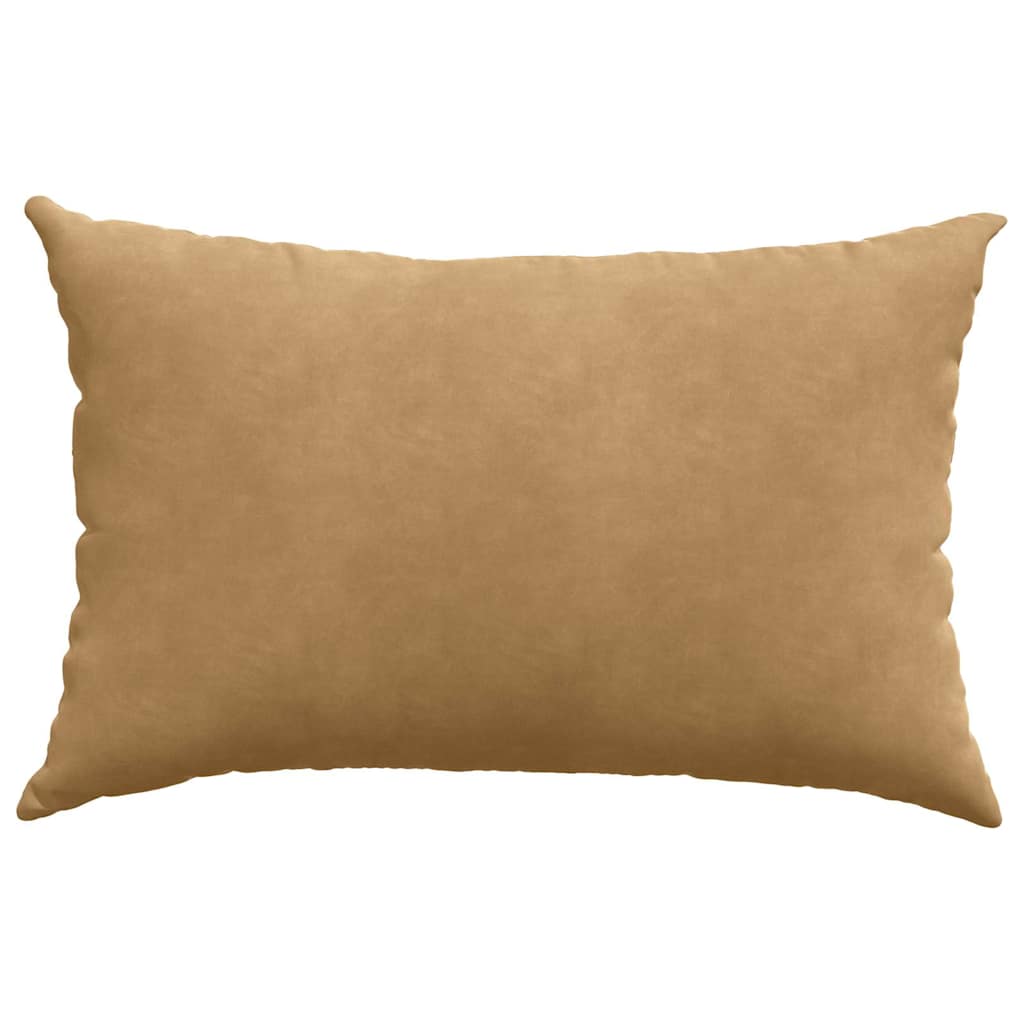 vidaXL Poduszki na sofę 2 pcs Brązowy 60 x 40 cm Tkanina sztruksowa