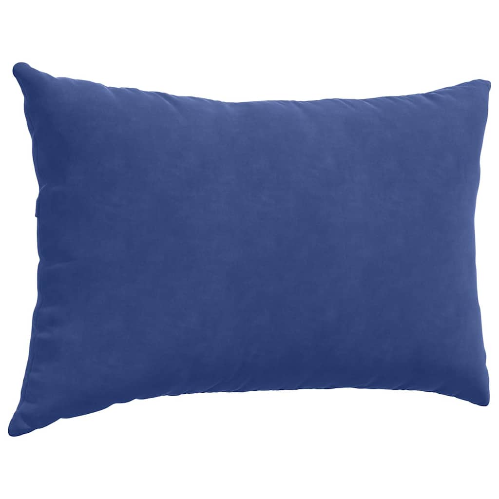 vidaXL Poduszki na sofę 2 pcs Niebieski policyjny 60 x 40 cm