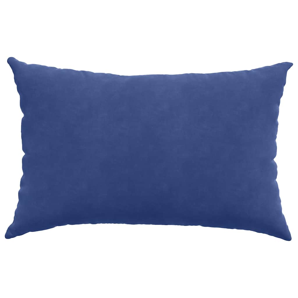 vidaXL Poduszki na sofę 2 pcs Niebieski policyjny 60 x 40 cm