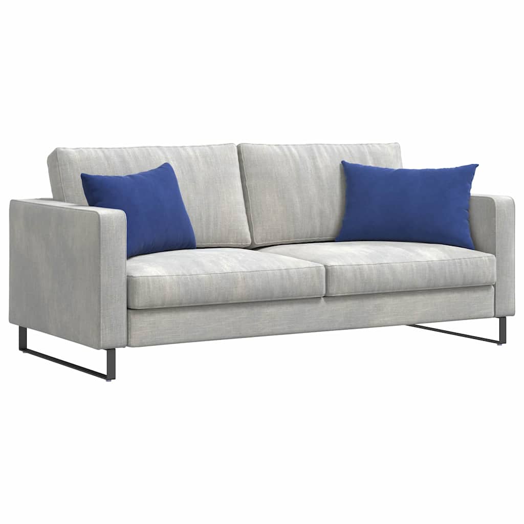 vidaXL Poduszki na sofę 2 pcs Niebieski policyjny 60 x 40 cm