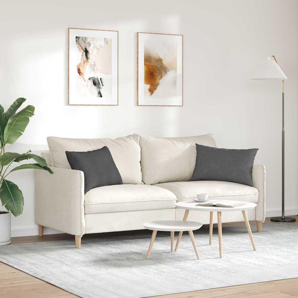 vidaXL Poduszki na sofę 2 pcs Ciemnoszary 60 x 40 cm