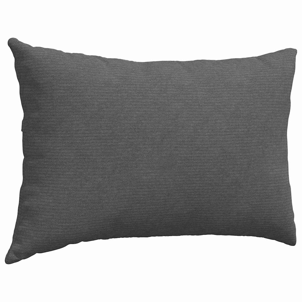 vidaXL Poduszki na sofę 2 pcs Ciemnoszary 60 x 40 cm