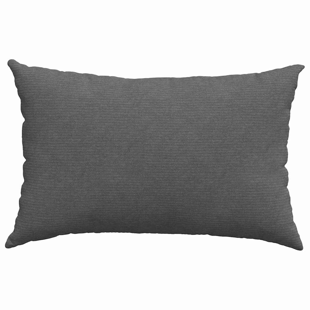 vidaXL Poduszki na sofę 2 pcs Ciemnoszary 60 x 40 cm