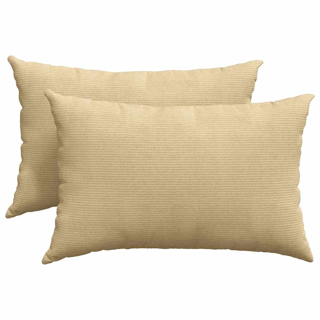 vidaXL Poduszki na sofę 2 pcs Szary zielony 60 x 40 cm