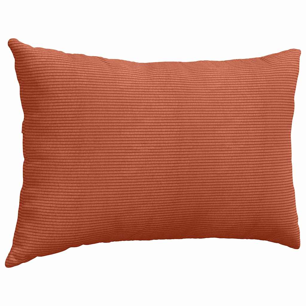 vidaXL Poduszki na sofę 2 pcs Czerwono-pomarańczowy 60 x 40 cm