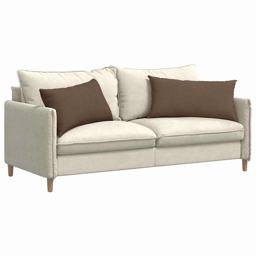 vidaXL Poduszki na sofę 2 pcs Brązowy 80 x 40 cm tkanina