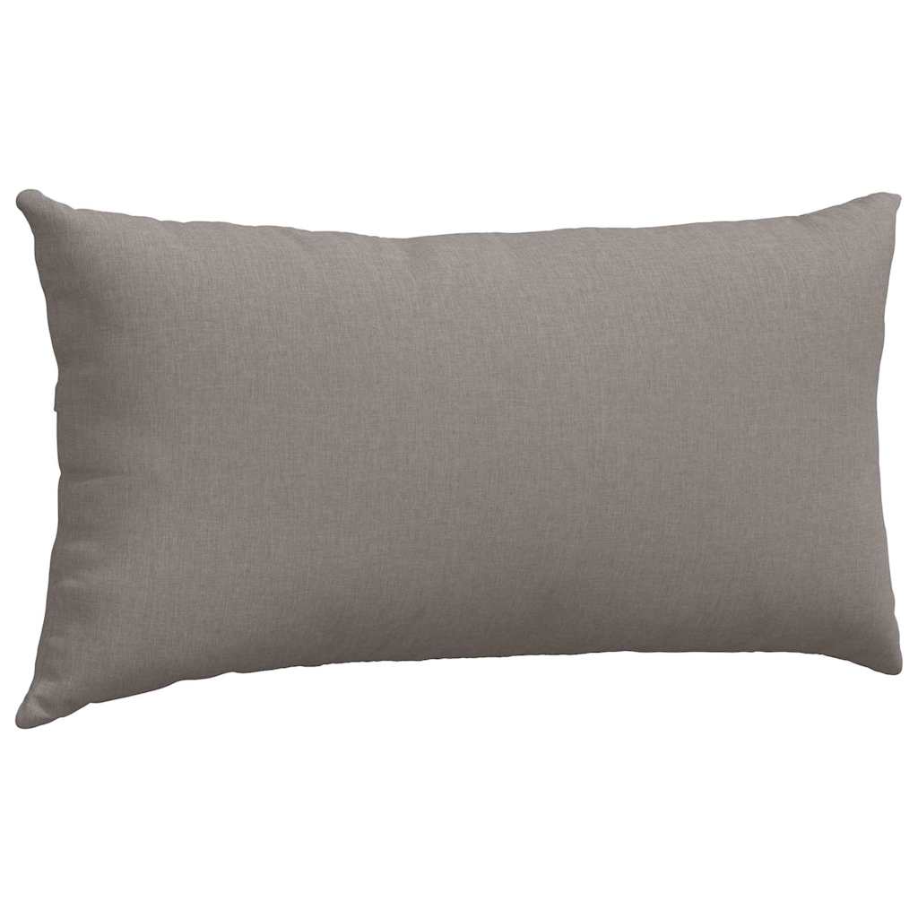 vidaXL Poduszki na sofę 2 pcs Ciemnoszary 80 x 40 cm tkanina