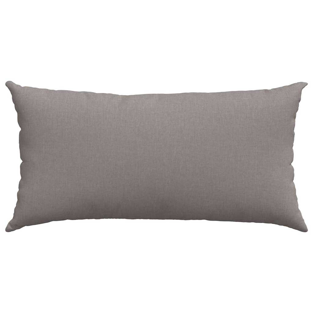 vidaXL Poduszki na sofę 2 pcs Ciemnoszary 80 x 40 cm tkanina