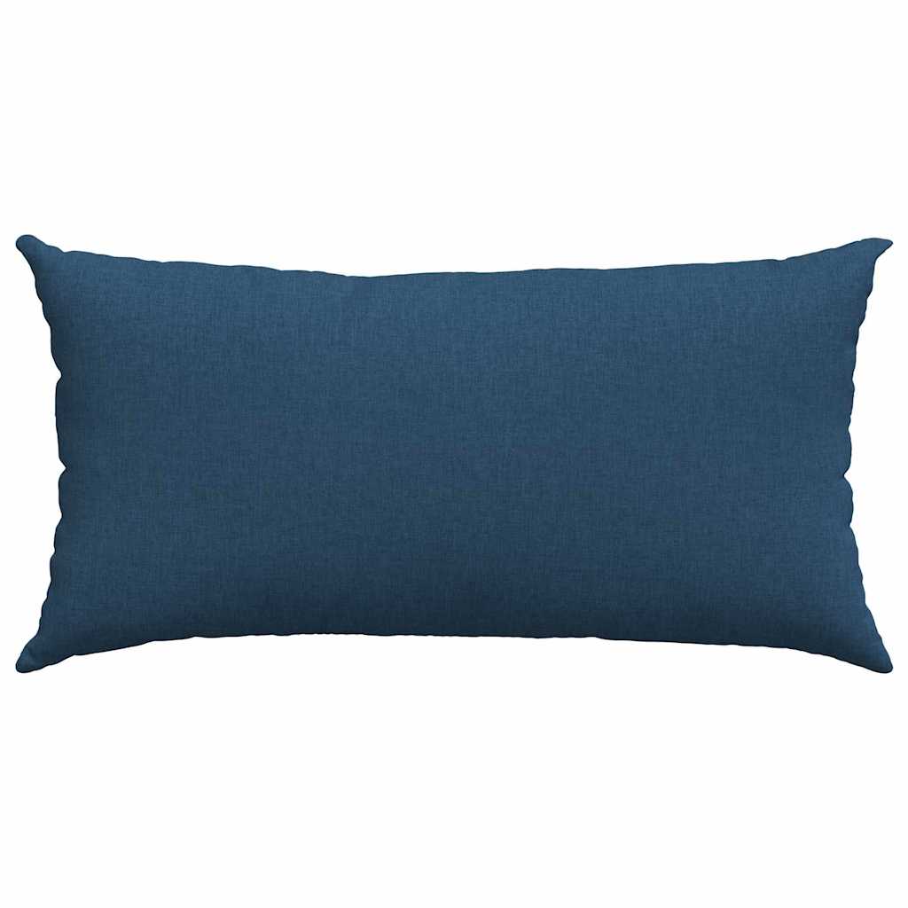 vidaXL Poduszki na sofę 2 pcs Niebieski 80 x 40 cm tkanina
