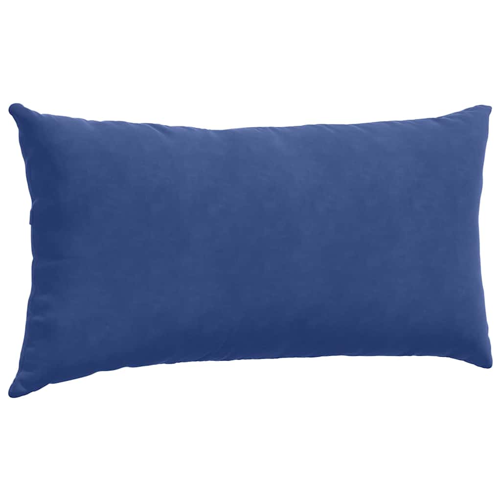 vidaXL Poduszki na sofę 2 pcs Niebieski policyjny 80 x 40 cm