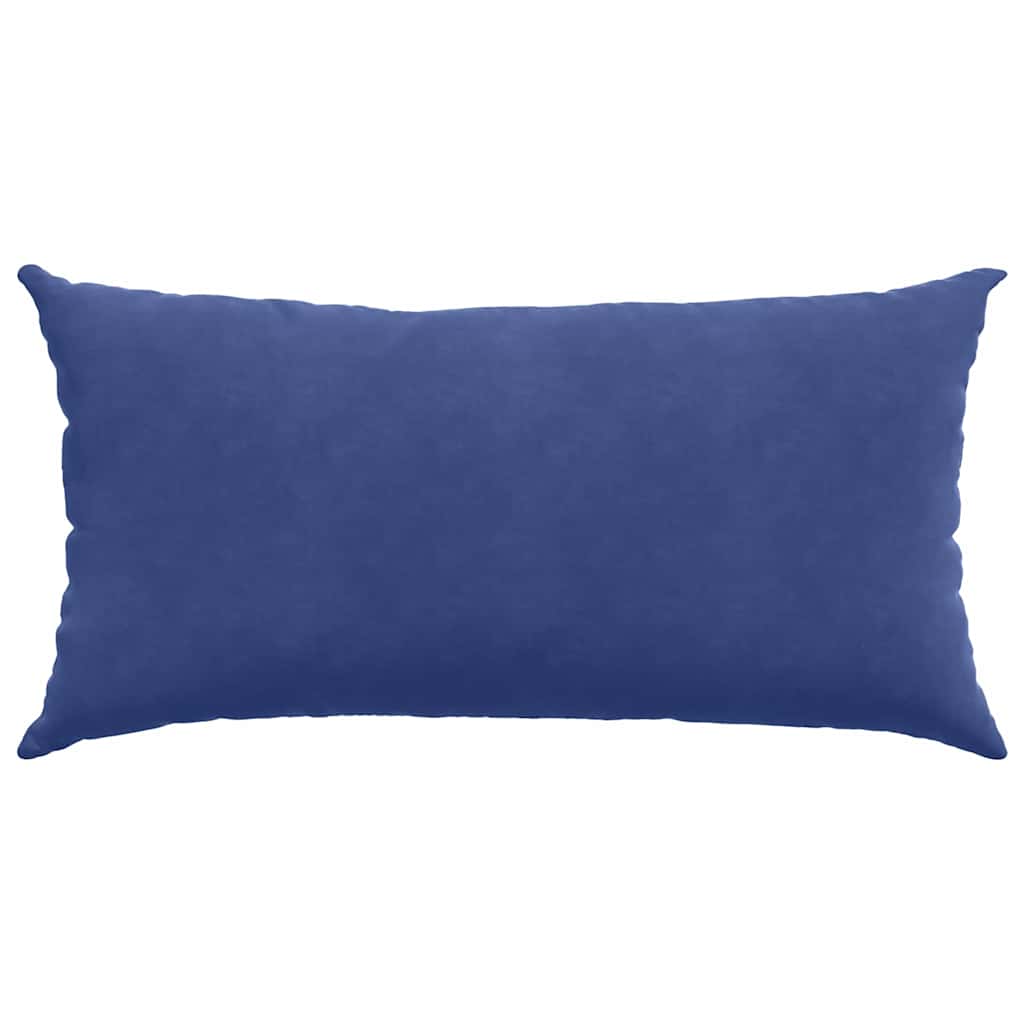 vidaXL Poduszki na sofę 2 pcs Niebieski policyjny 80 x 40 cm