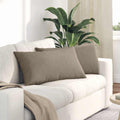vidaXL Poduszki na sofę 2 pcs Ciemnoszary 80 x 40 cm tkanina