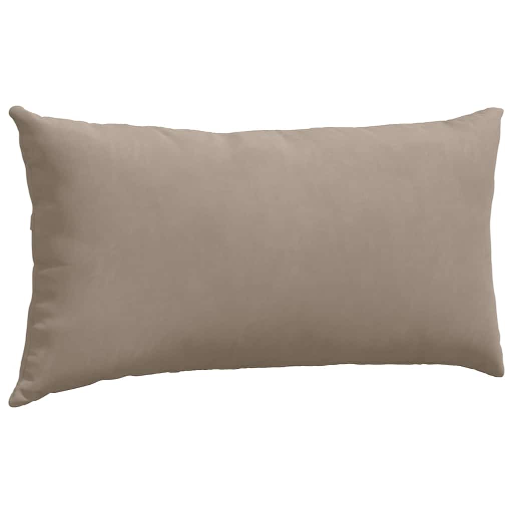 vidaXL Poduszki na sofę 2 pcs Ciemnoszary 80 x 40 cm tkanina