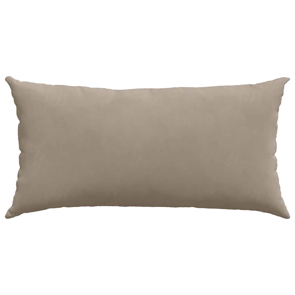 vidaXL Poduszki na sofę 2 pcs Ciemnoszary 80 x 40 cm tkanina