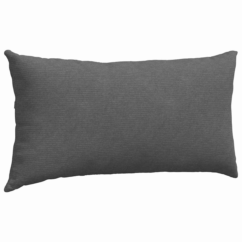 vidaXL Poduszki na sofę 2 pcs Ciemnoszary 80 x 40 cm