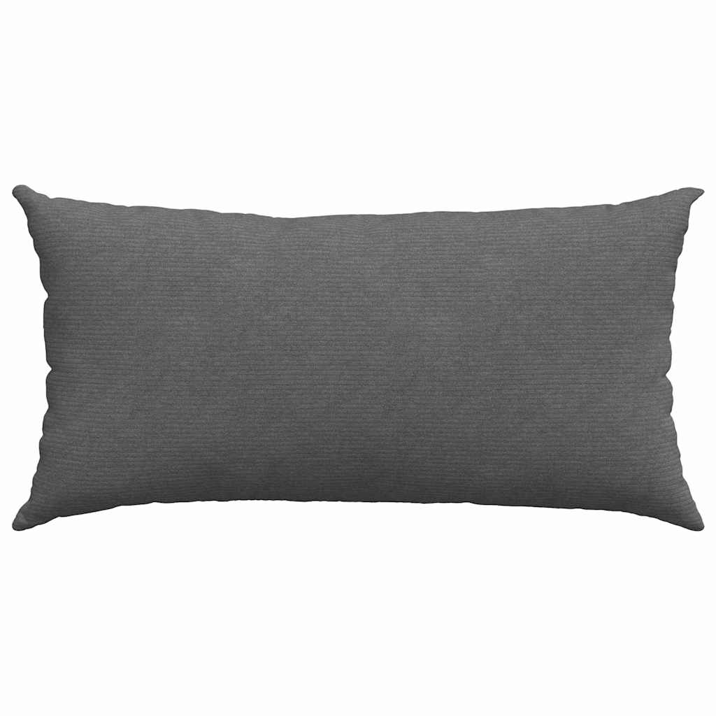 vidaXL Poduszki na sofę 2 pcs Ciemnoszary 80 x 40 cm