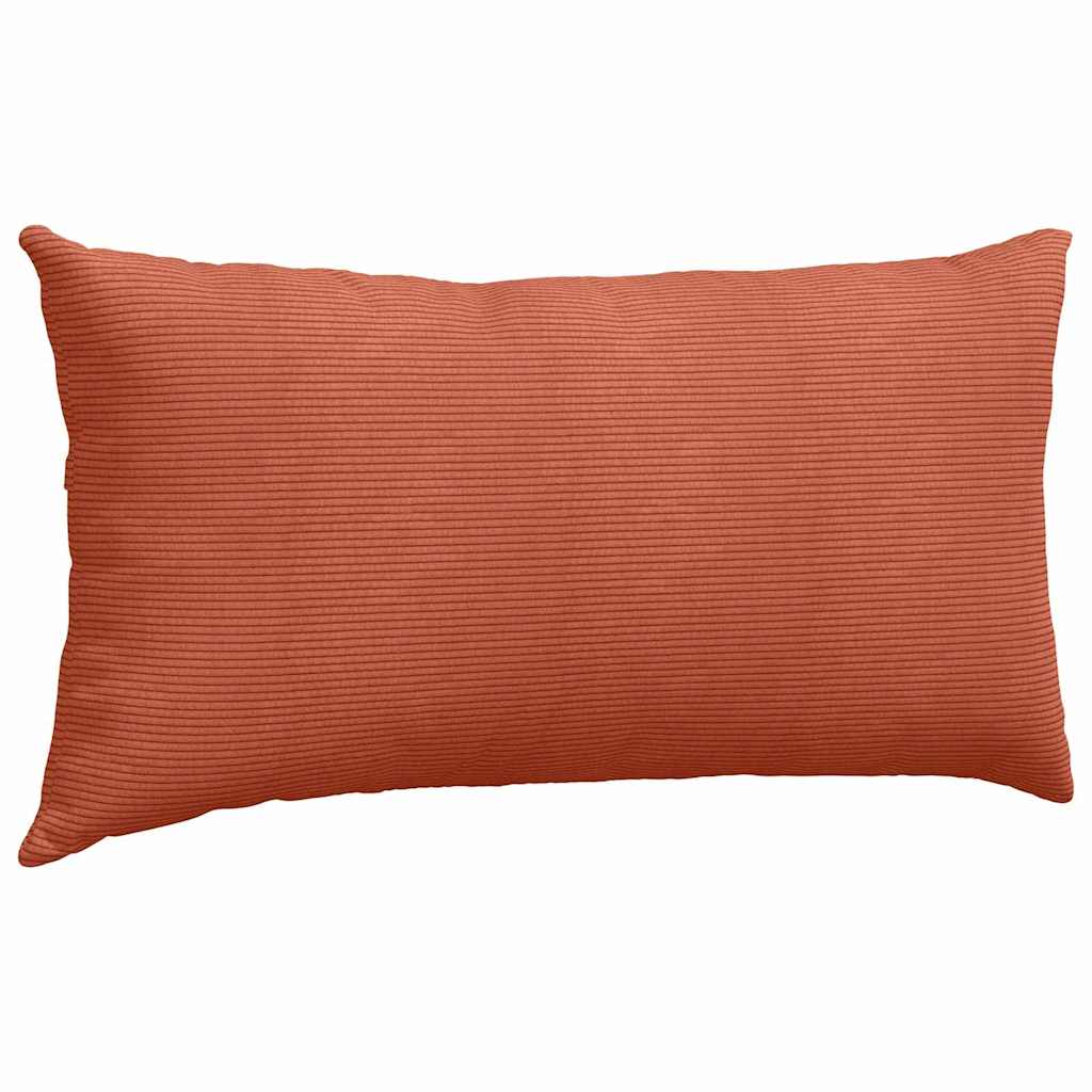 vidaXL Poduszki na sofę 2 pcs Czerwono-pomarańczowy 80 x 40 cm
