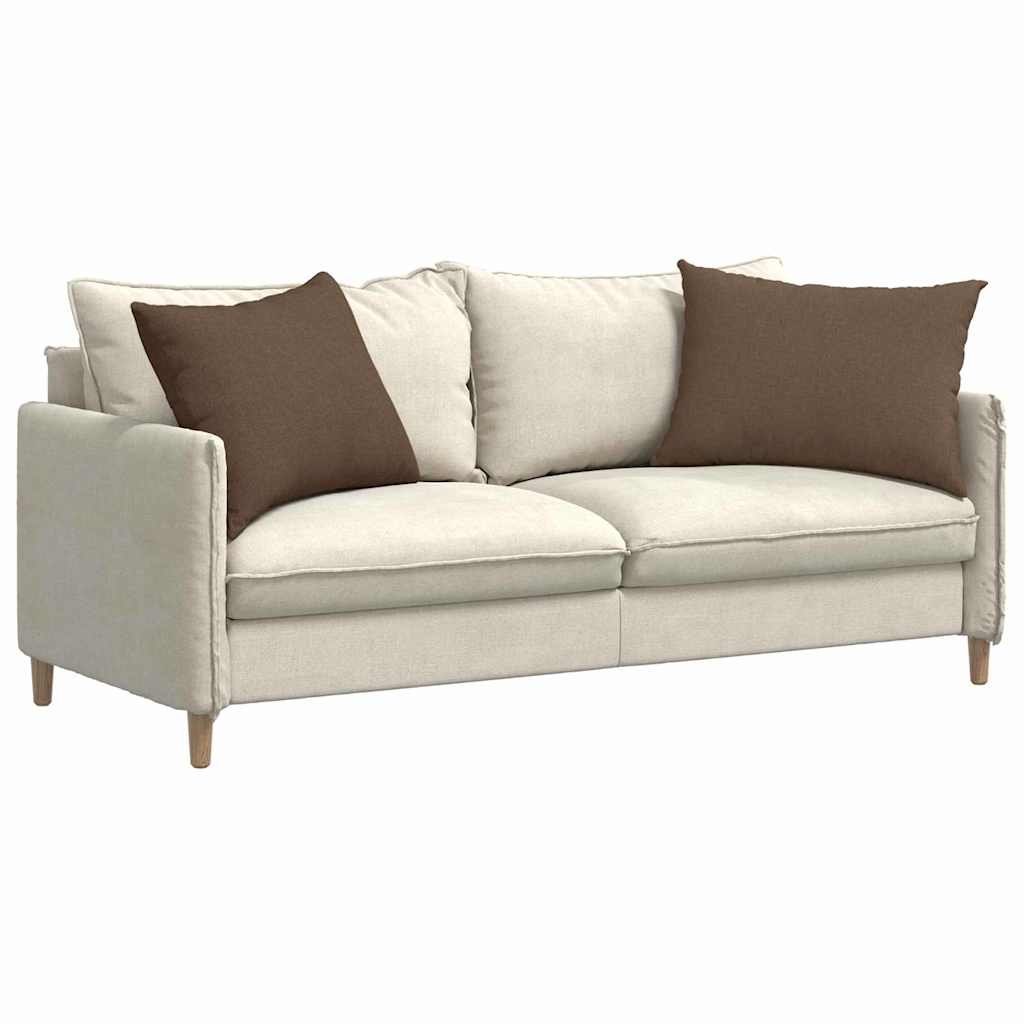 vidaXL Poduszki na sofę 2 pcs Brązowy 70 x 50 cm tkanina
