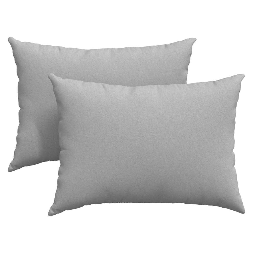 vidaXL Poduszki na sofę 2 pcs Szary chmur 70 x 50 cm tkanina