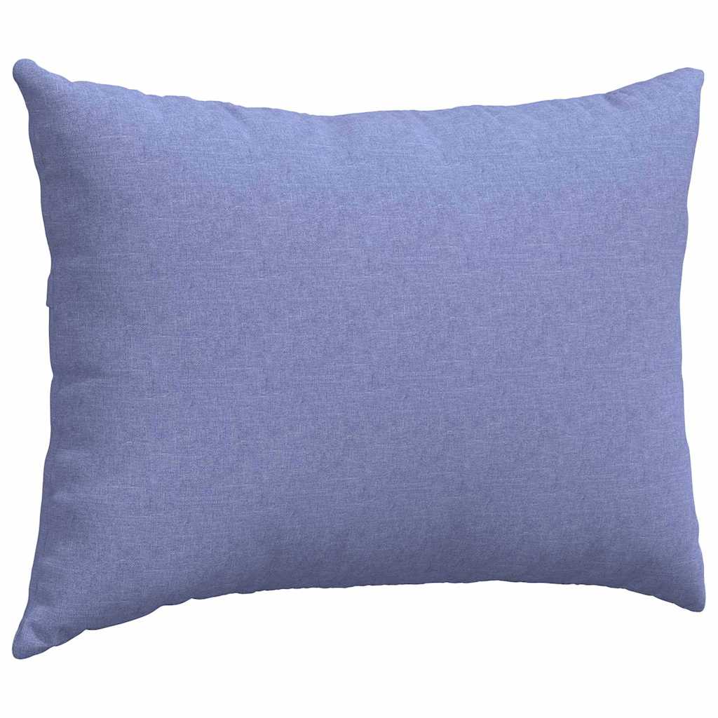 vidaXL Poduszki na sofę 2 pcs Niebieski dżins 70 x 50 cm tkanina