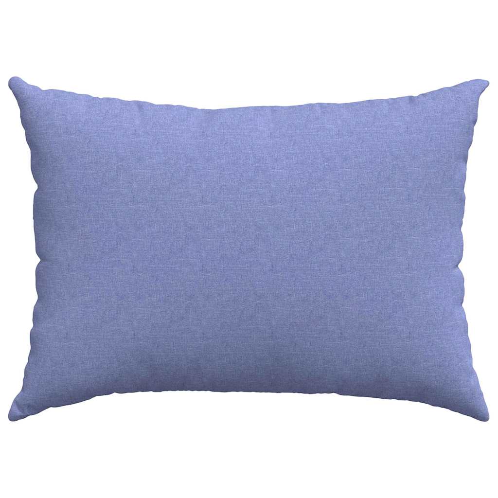 vidaXL Poduszki na sofę 2 pcs Niebieski dżins 70 x 50 cm tkanina
