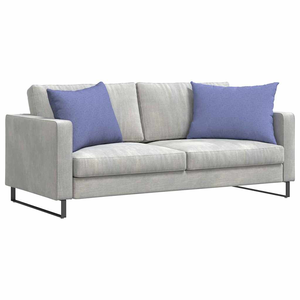 vidaXL Poduszki na sofę 2 pcs Niebieski dżins 70 x 50 cm tkanina