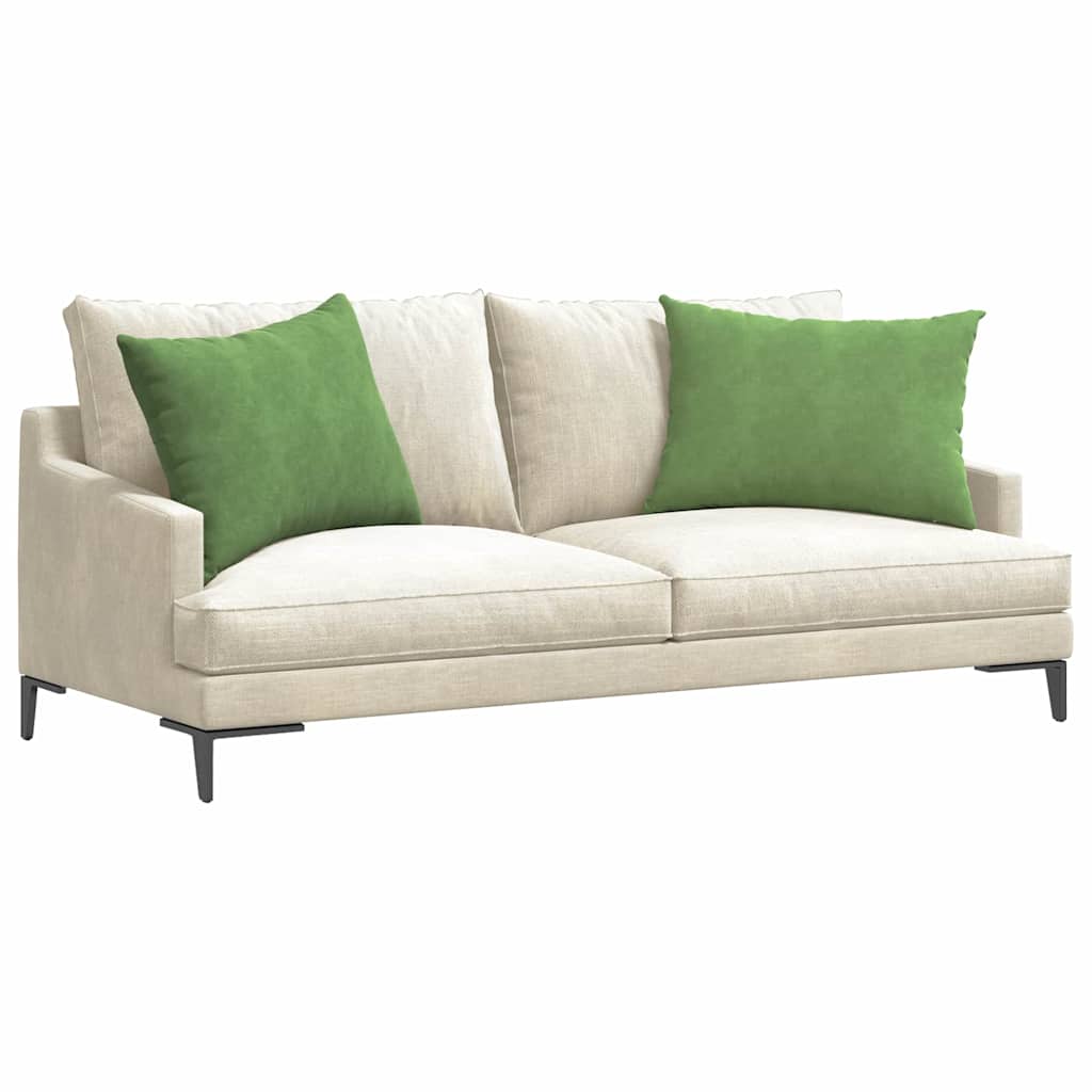 vidaXL Poduszki na sofę 2 pcs jasnozielony 70 x 50 cm