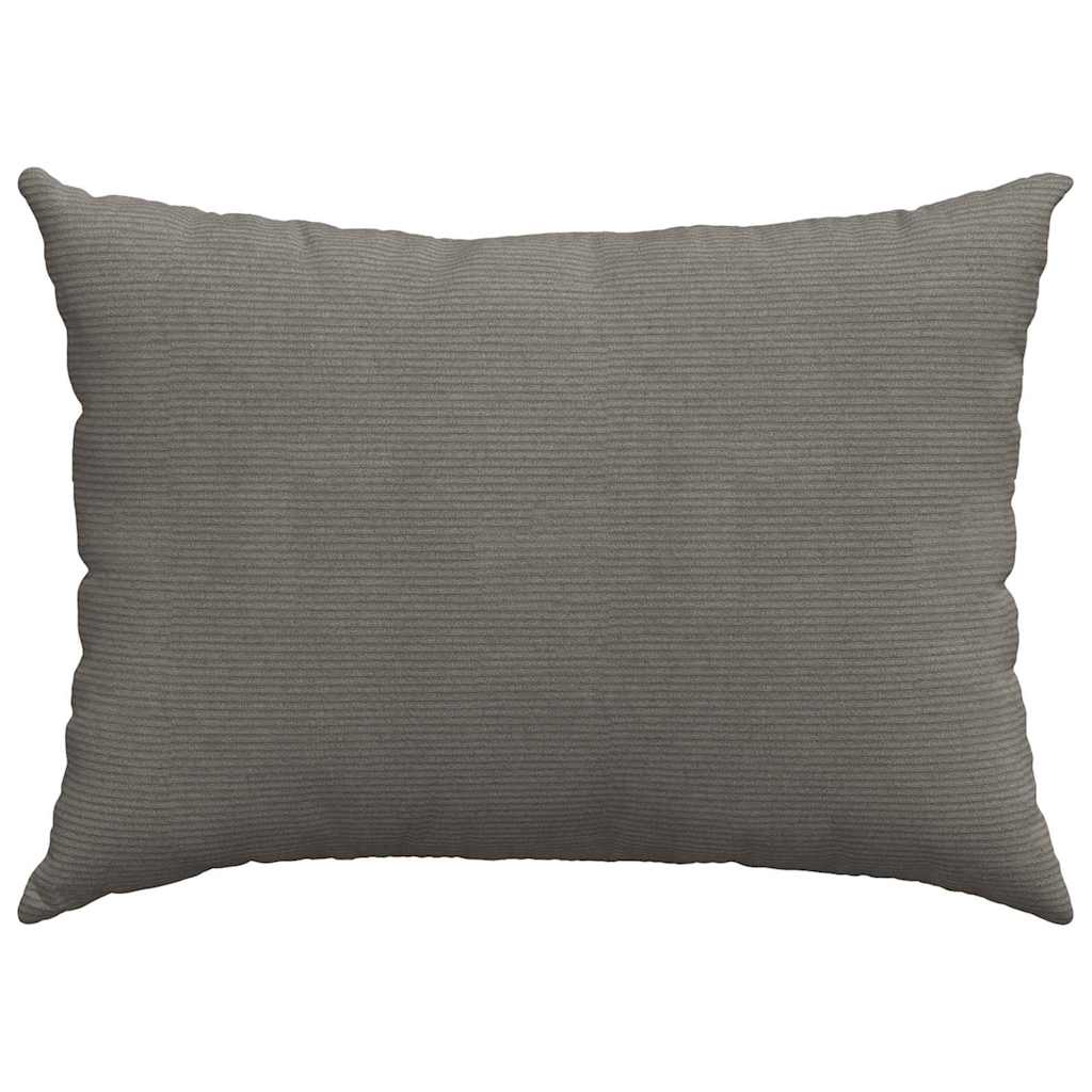 vidaXL Poduszki na sofę 2 pcs Jasnoszary 70 x 50 cm Tkanina sztruksowa