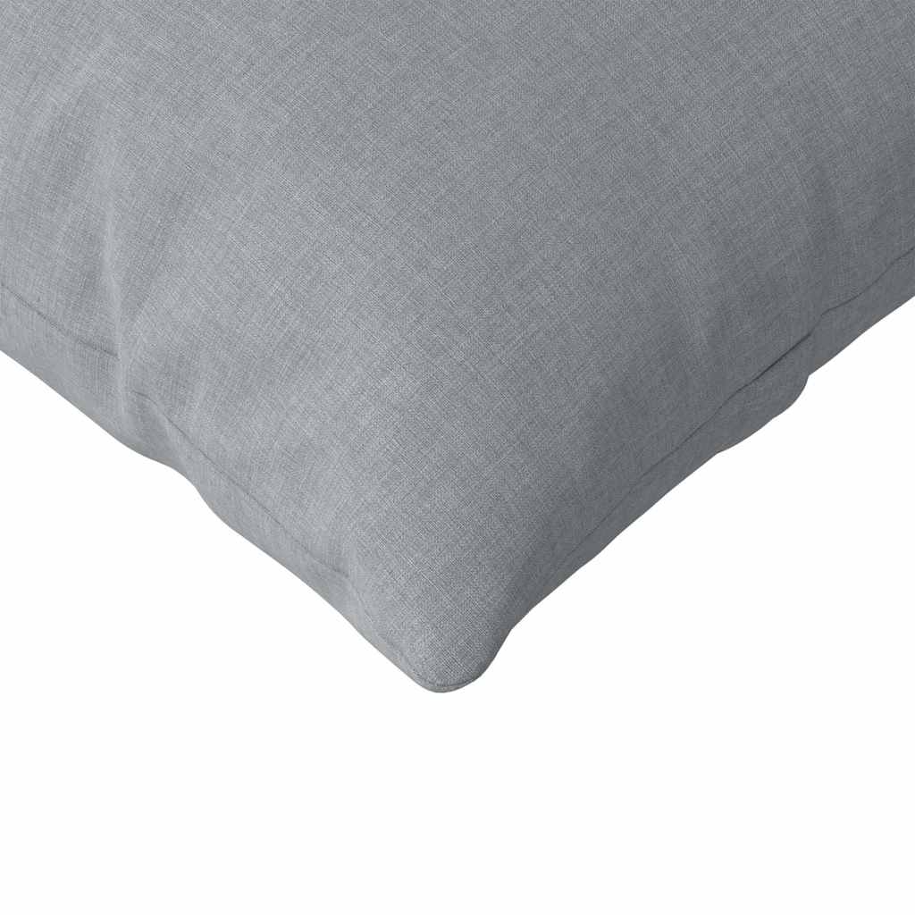 vidaXL Poduszki na sofę 2 pcs Jasnoszary 120 x 40 cm tkanina