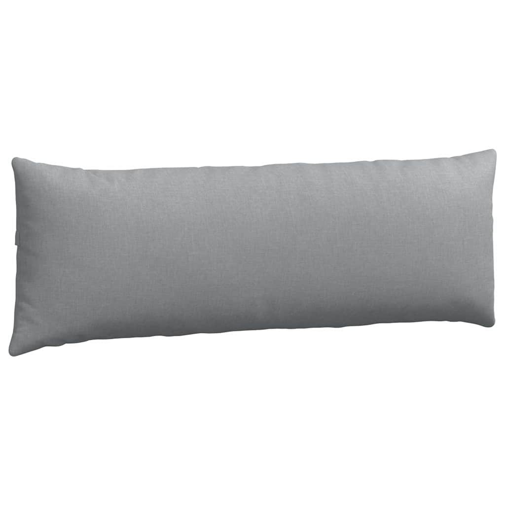 vidaXL Poduszki na sofę 2 pcs Jasnoszary 120 x 40 cm tkanina