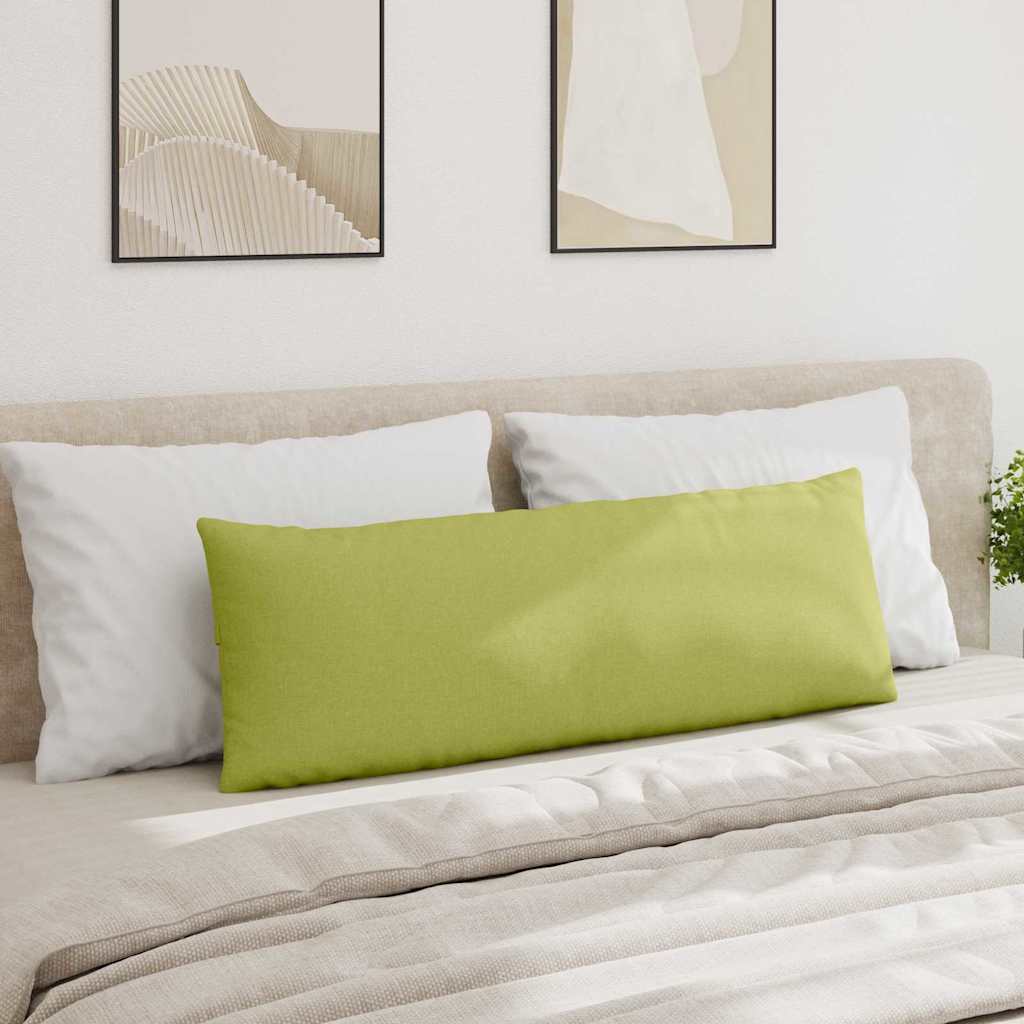 vidaXL Poduszki na sofę 2 pcs Jasnozielony 120 x 40 cm tkanina