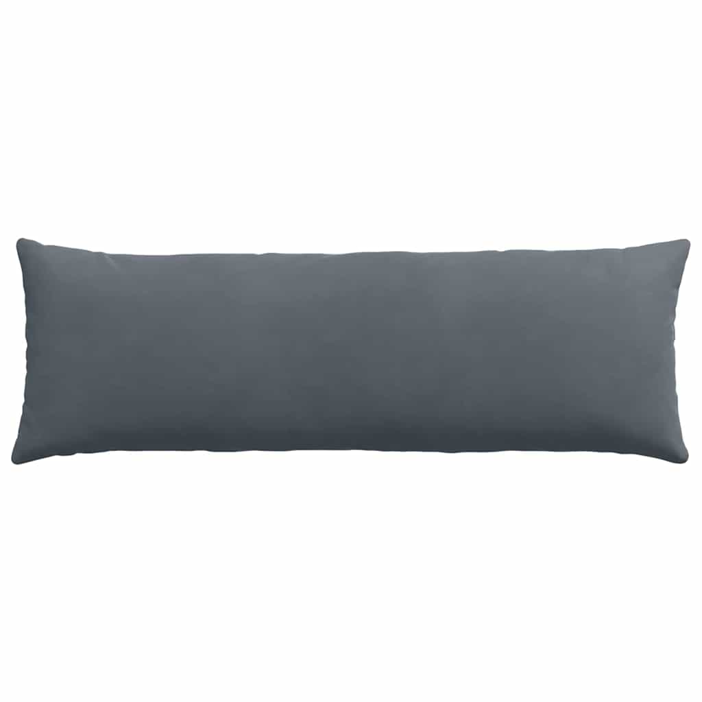 vidaXL Poduszki na sofę 2 pcs Ciemnoszary 120 x 40 cm