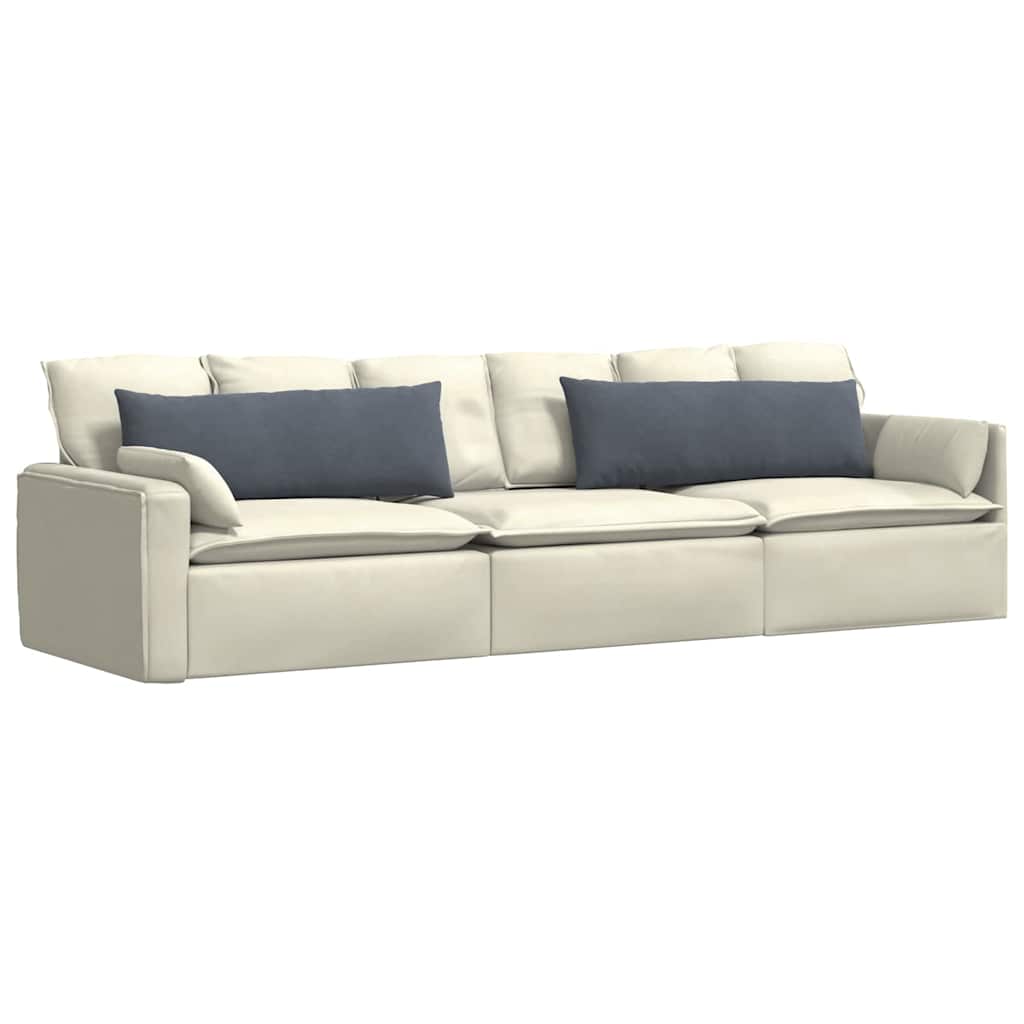vidaXL Poduszki na sofę 2 pcs Ciemnoszary 120 x 40 cm