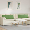 vidaXL Poduszki na sofę 2 pcs jasnozielony 120 x 40 cm