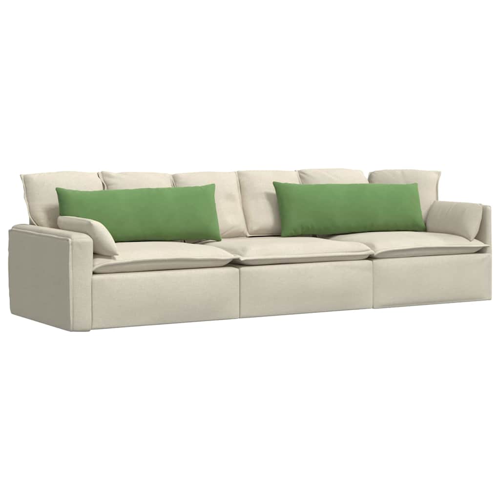vidaXL Poduszki na sofę 2 pcs jasnozielony 120 x 40 cm