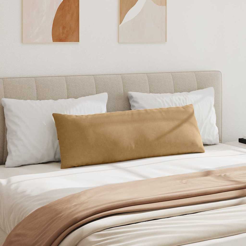 vidaXL Poduszki na sofę 2 pcs Brązowy 120 x 40 cm Tkanina sztruksowa