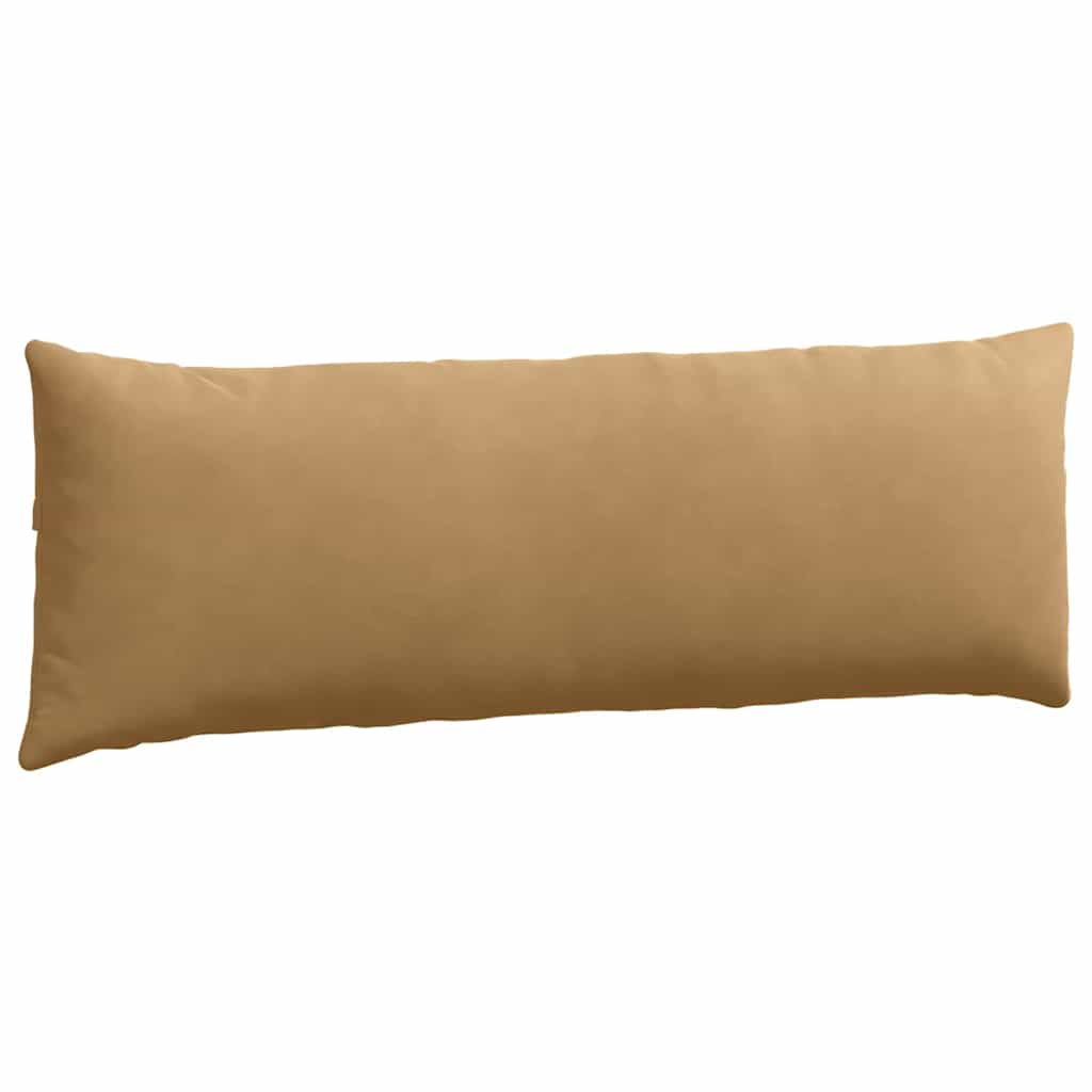 vidaXL Poduszki na sofę 2 pcs Brązowy 120 x 40 cm Tkanina sztruksowa