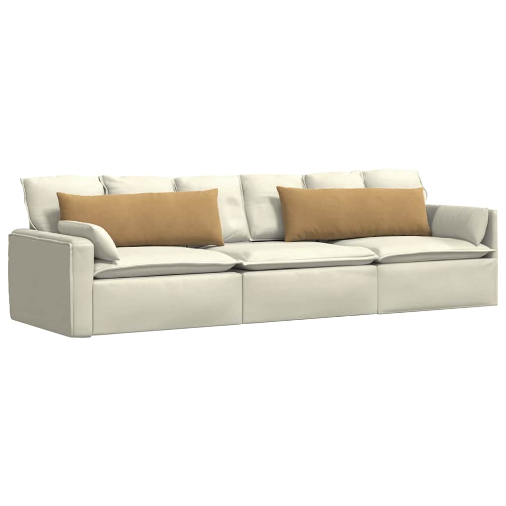 vidaXL Poduszki na sofę 2 pcs Brązowy 120 x 40 cm Tkanina sztruksowa