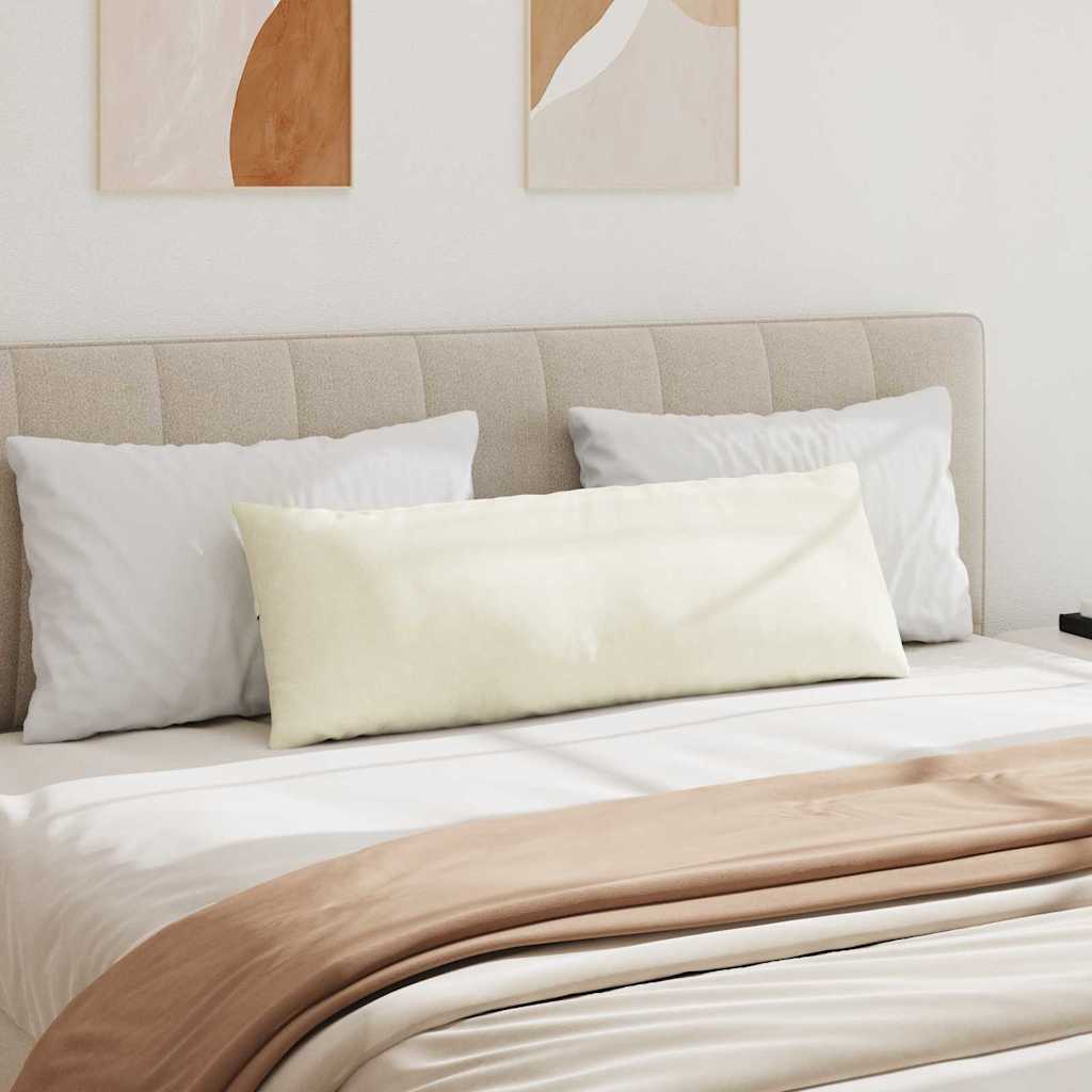 vidaXL Poduszki na sofę 2 pcs Kremowy 120 x 40 cm Tkanina sztruksowa