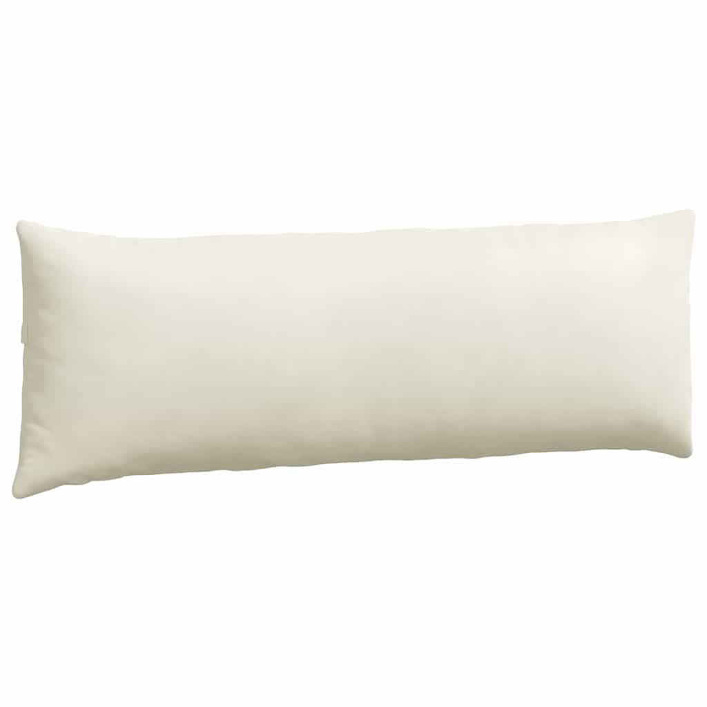 vidaXL Poduszki na sofę 2 pcs Kremowy 120 x 40 cm Tkanina sztruksowa