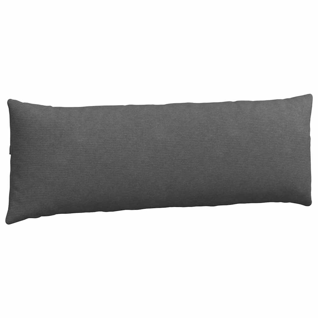 vidaXL Poduszki na sofę 2 pcs Ciemnoszary 120 x 40 cm